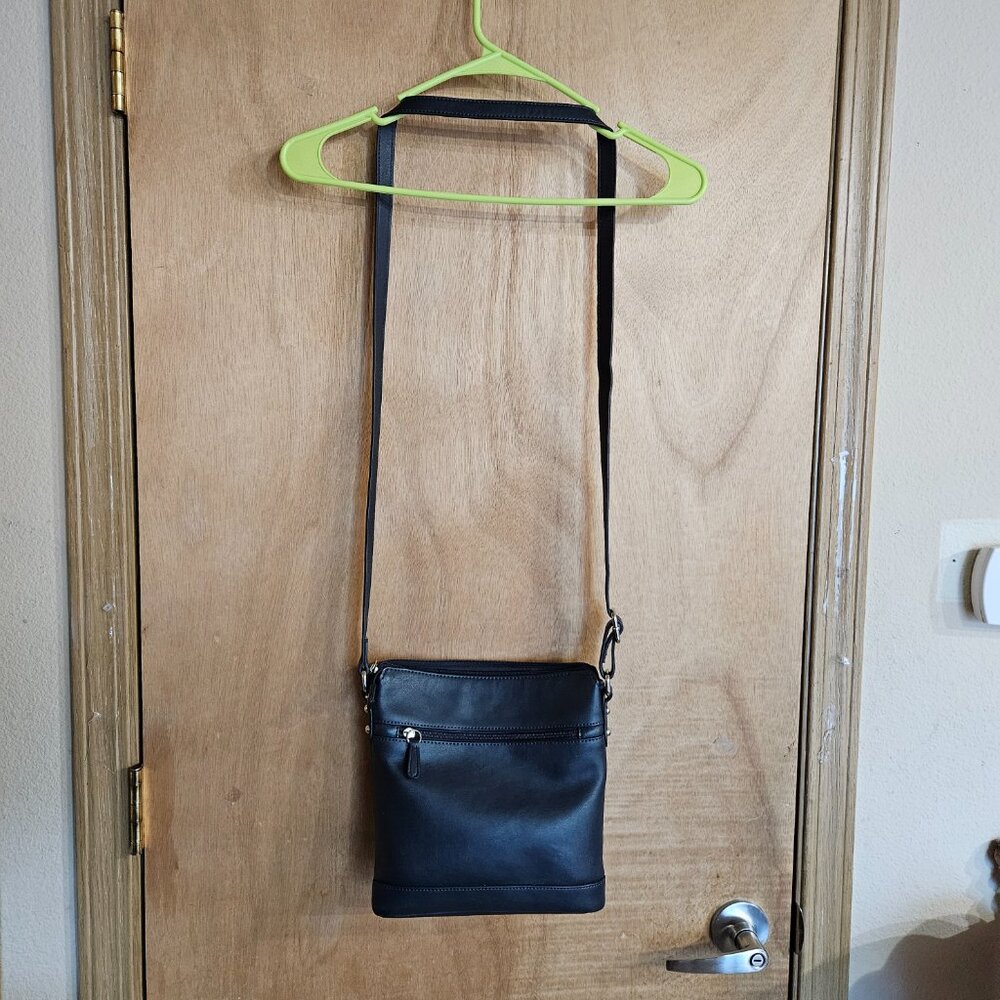 Giana Bernini Black Crossbody Organizer Purse - Picture 6 of 11